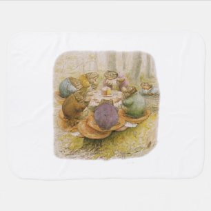 The Toads' Tea Party (by Beatrix Potter) Baby Blanket