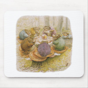 The Toads' Tea Party (by Beatrix Potter) Mouse Pad