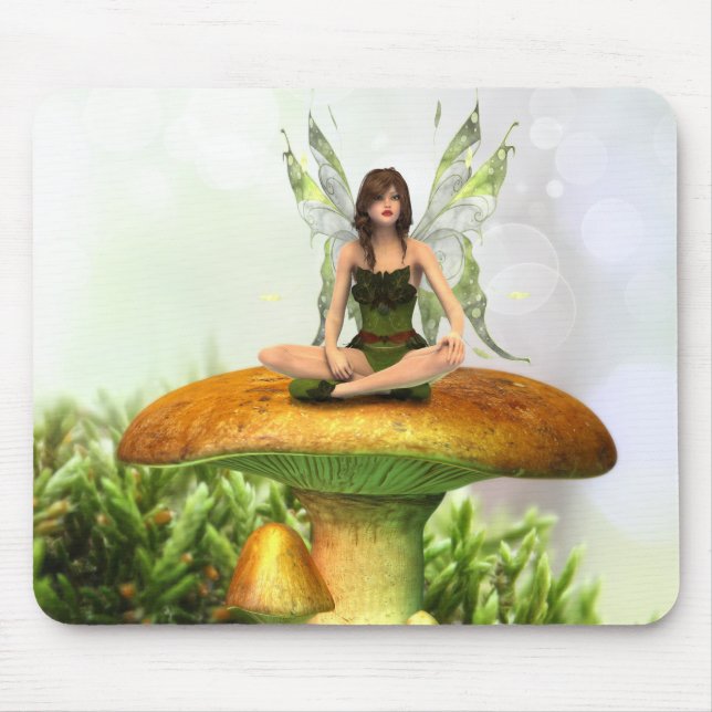 The Toadstool Fairy Mouse Pad (Front)