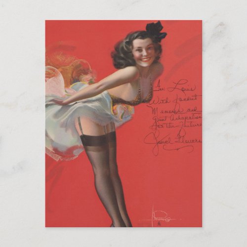 The Toast of the Town_1 Pin Up Art Postcard