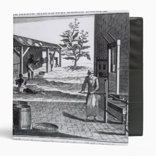 The Tobacco Manufactory in Different Branches 3 Ring Binder