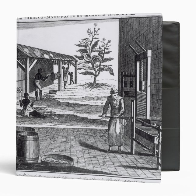 The Tobacco Manufactory in Different Branches 3 Ring Binder (Front/Inside)