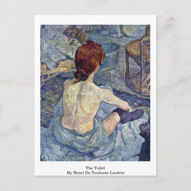 The Toilet, By Henri De Toulouse-Lautrec Postcard (Front)