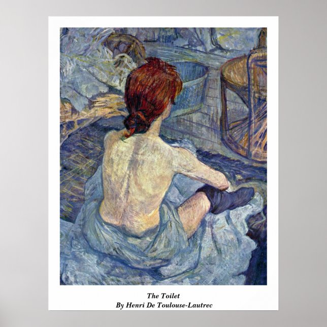 The Toilet, By Henri De Toulouse-Lautrec Poster (Front)