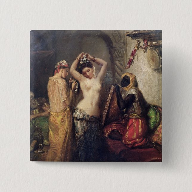 The Toilet in the Seraglio Pinback Button (Front)