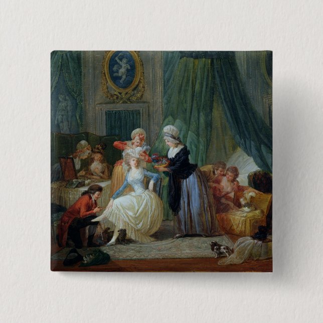 The Toilet Pinback Button (Front)