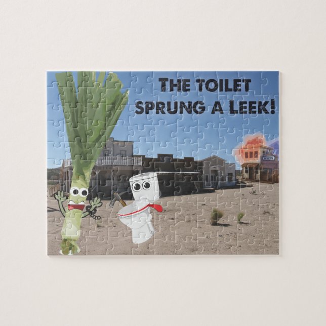 The Toilet Sprung a Leek! Jigsaw Puzzle (Horizontal)