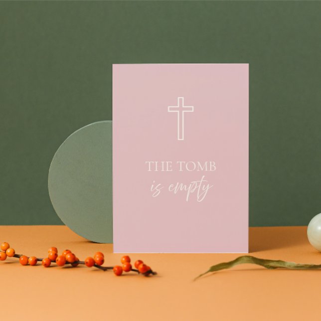 The Tomb Is Empty Christian Easter Card (Creator Uploaded)