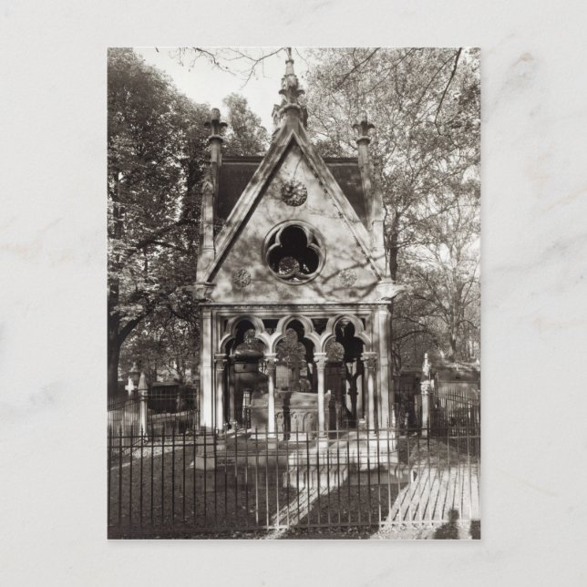 The Tomb of Abelard and Heloise, built in 1817 Postcard (Front)