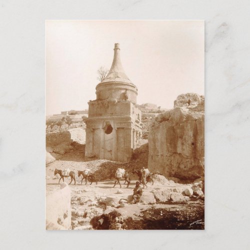 The Tomb of Absalom in Jerusalem Postcard