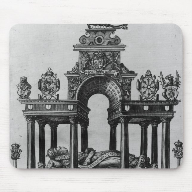The Tomb of Elizabeth I, 1620 Mouse Pad (Front)