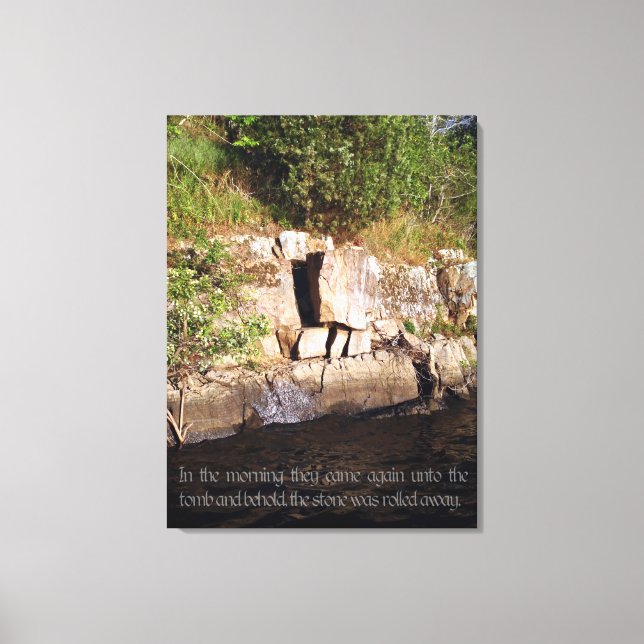 The Tomb of Jesus Canvas Print (Front)