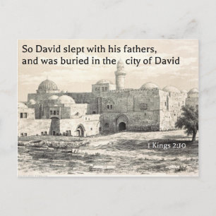 The Tomb of King David In Mount Zion in Jerusalem Postcard