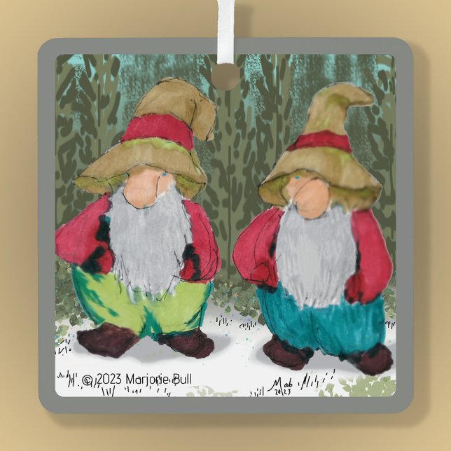 "The Tomten" Christmas  Metal Ornament (Creator Uploaded)