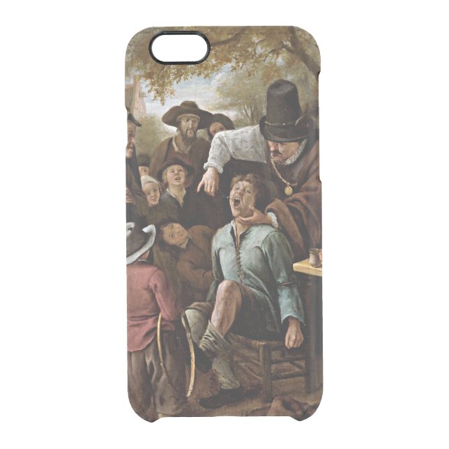 The Tooth Puller, 1651 painting Uncommon iPhone Case (Back)