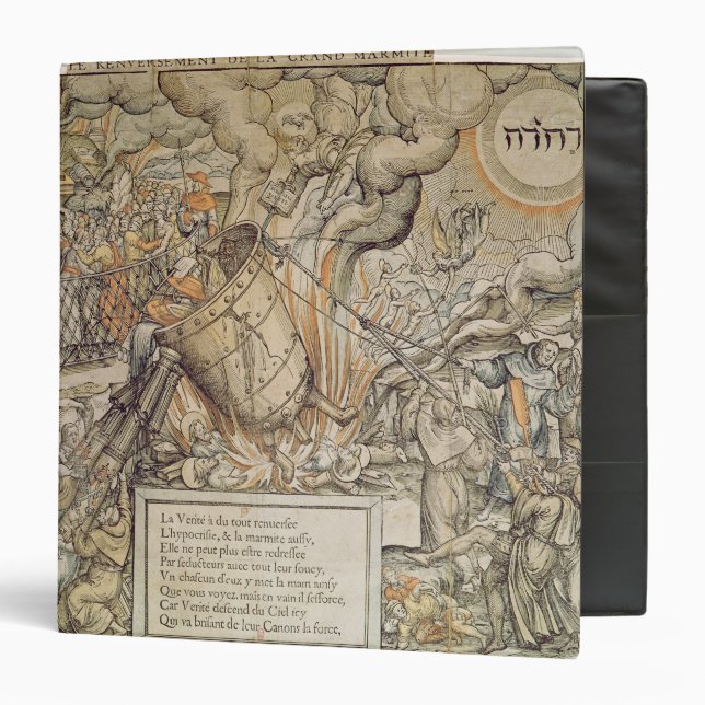 The Toppling Melting Pot 3 Ring Binder (Front/Inside)