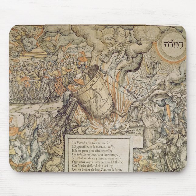 The Toppling Melting Pot Mouse Pad (Front)