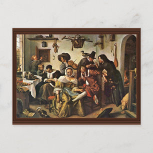 The Topsy-Turvy World By Steen Jan (Best Quality) Postcard