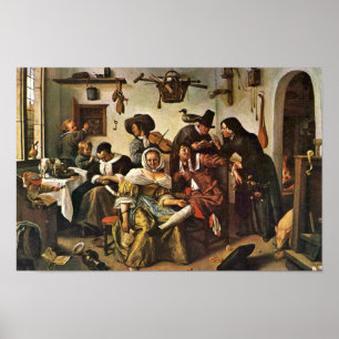 The Topsy-Turvy World By Steen Jan (Best Quality) Poster