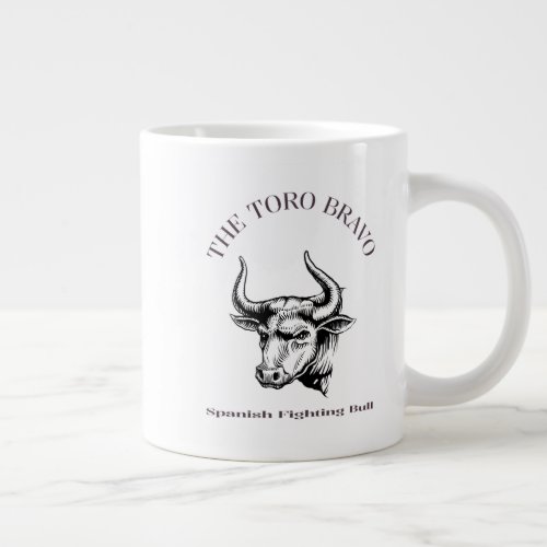 The Toro Bravo Spanish Fighting Bull Giant Coffee Mug