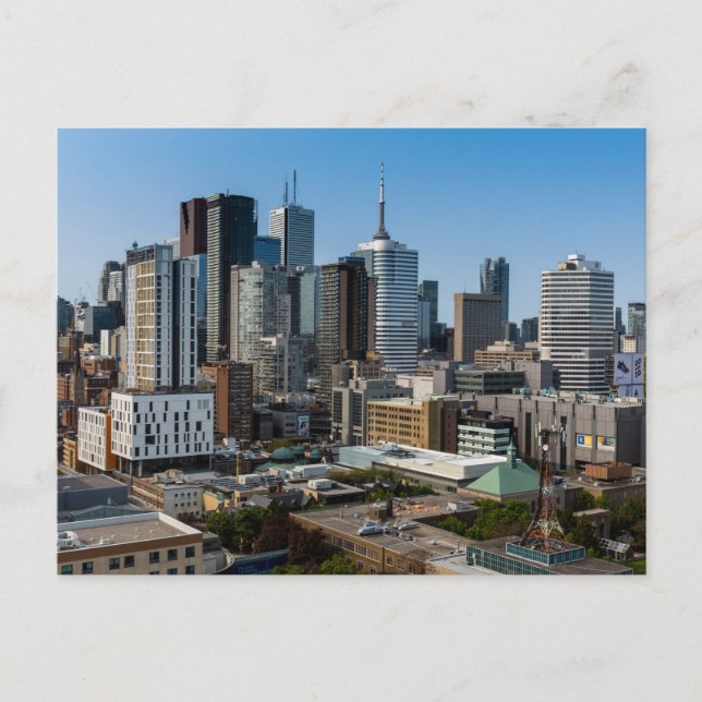 The Toronto skyline in Canada postcard (Front)
