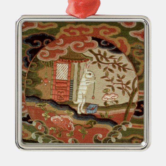 The Tortoise and the Hare, Edo Period Metal Ornament (Front)