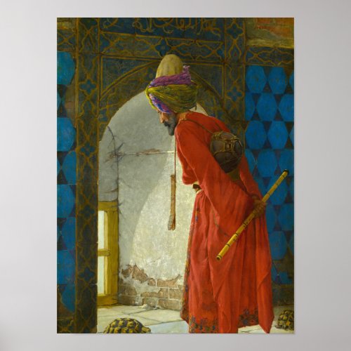 The Tortoise Trainer 1906 by Osman Hamdi Bey Poster