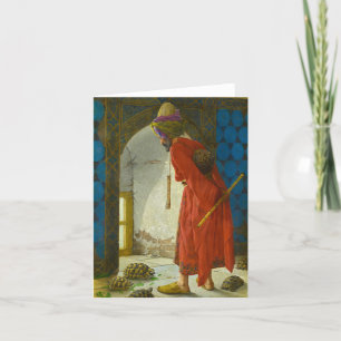The Tortoise Trainer, 1906 by Osman Hamdi Bey Thank You Card