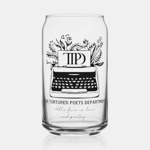 The Tortured Poets Department Drinkware Can Glass