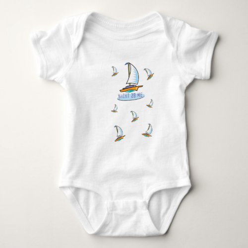 The Tot Spot_Yacht2BMe pattern baby t_shirt Baby Bodysuit