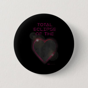 The Total Eclipse Solar Heart Astronomy Button