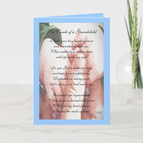The Touch of a Grandchild Card