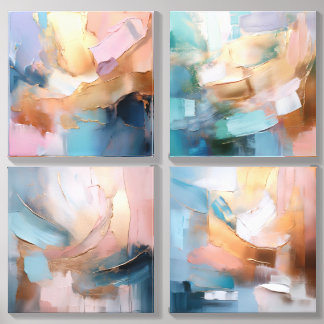 The touch of dawn canvas photo tile