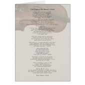 The Touch of the Master's Hand (Front)