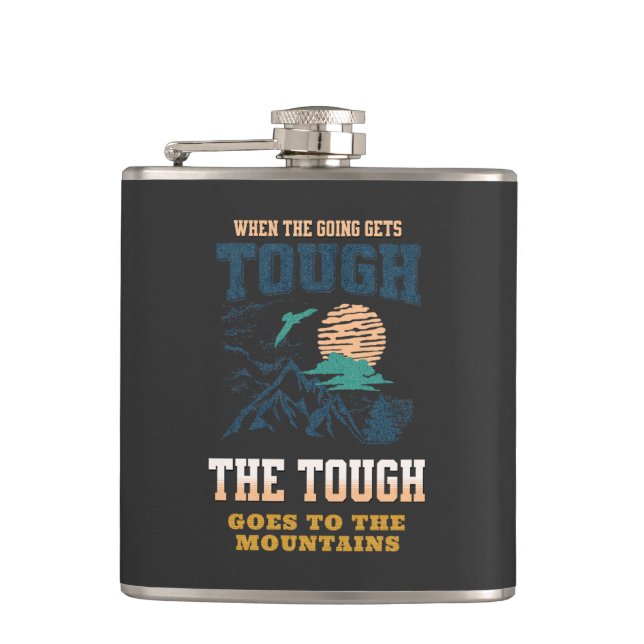 The Tough Mountain Nature Discover Explore Planet Flask (Front)