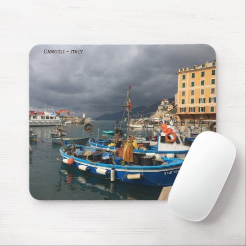 The tourist port in Camogli _ Liguria _ Italy Mouse Pad
