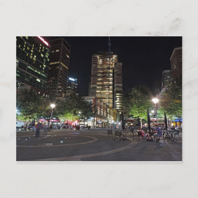 The Tower at PNC Plaza at Night Postcard (Front)