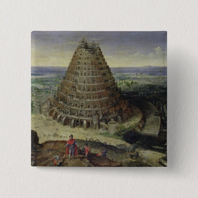 The Tower of Babel, 1594 Button (Front)