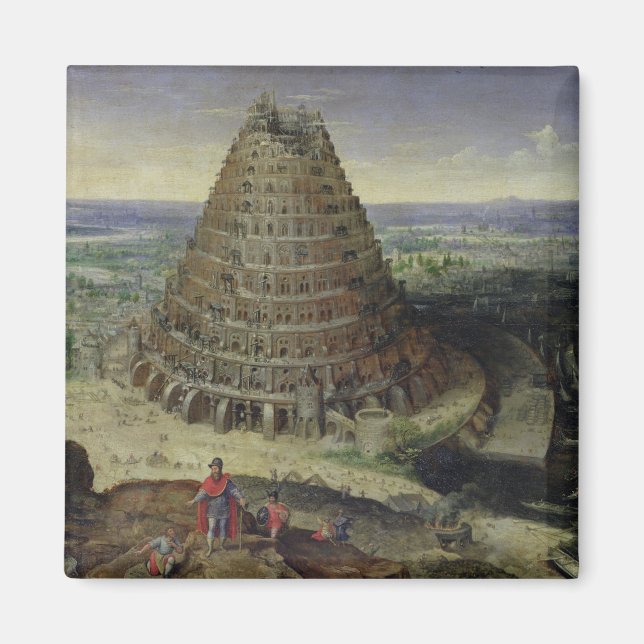 The Tower of Babel, 1594 Magnet (Front)