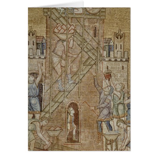 The Tower of Babel, from the Atrium Cards (Front)