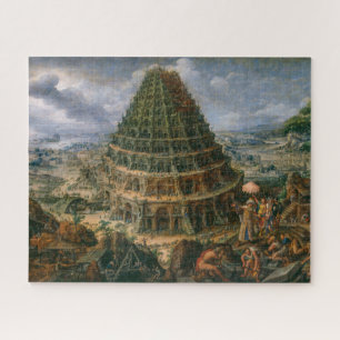 The Tower Of Babel   Marten van Valckenborch   Jigsaw Puzzle