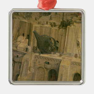 The Tower of Babel Metal Ornament