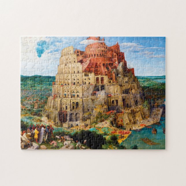 The Tower of Babel Pieter Bruegel the Elder art Jigsaw Puzzle (Horizontal)