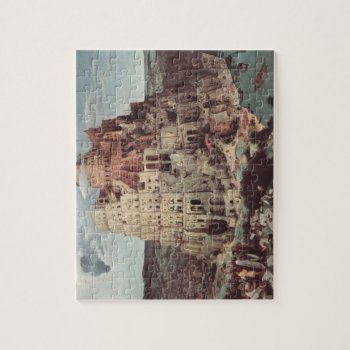 The Tower Of Babel - Pieter Bruegel The Elder Jigsaw Puzzle by masterpiece_museum at Zazzle