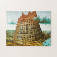 The Tower of Babel (Rotterdam) │Pieter Bruegel Jigsaw Puzzle