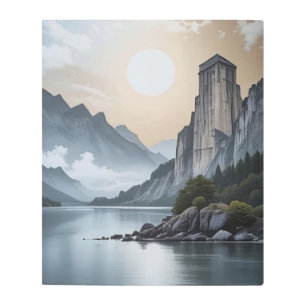 The Tower of Eternal Silence Metal Print