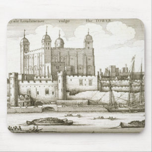 The Tower of London, 1647 (engraving) Mouse Pad