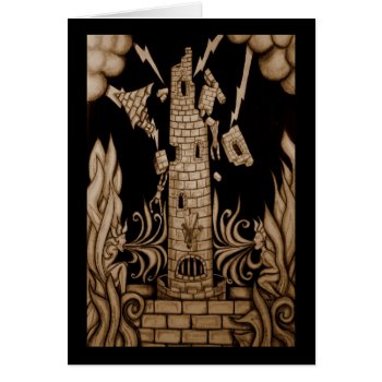 The Tower Tarot by dreamlyn at Zazzle