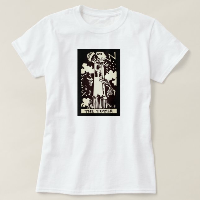 the tower tarot card | T-Shirt (Design Front)