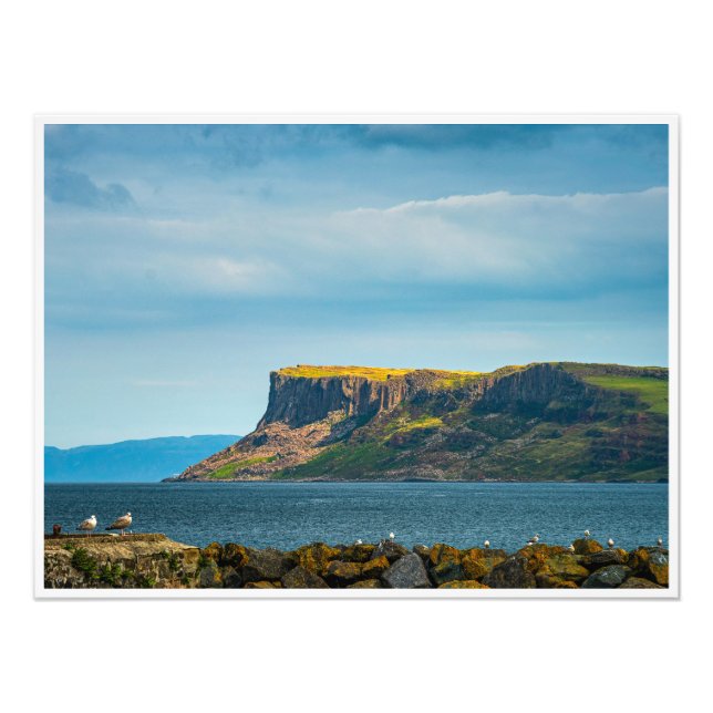 The Towering Bastion of Fair Head Photo Print (Front)